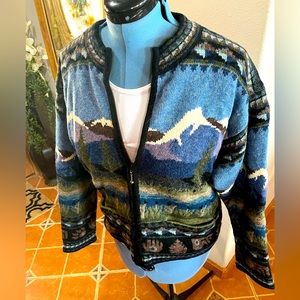 Quality wool sweater/jacket from Ice Land